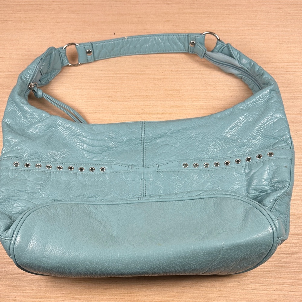 Stylish Blue Leather Women's Bag
